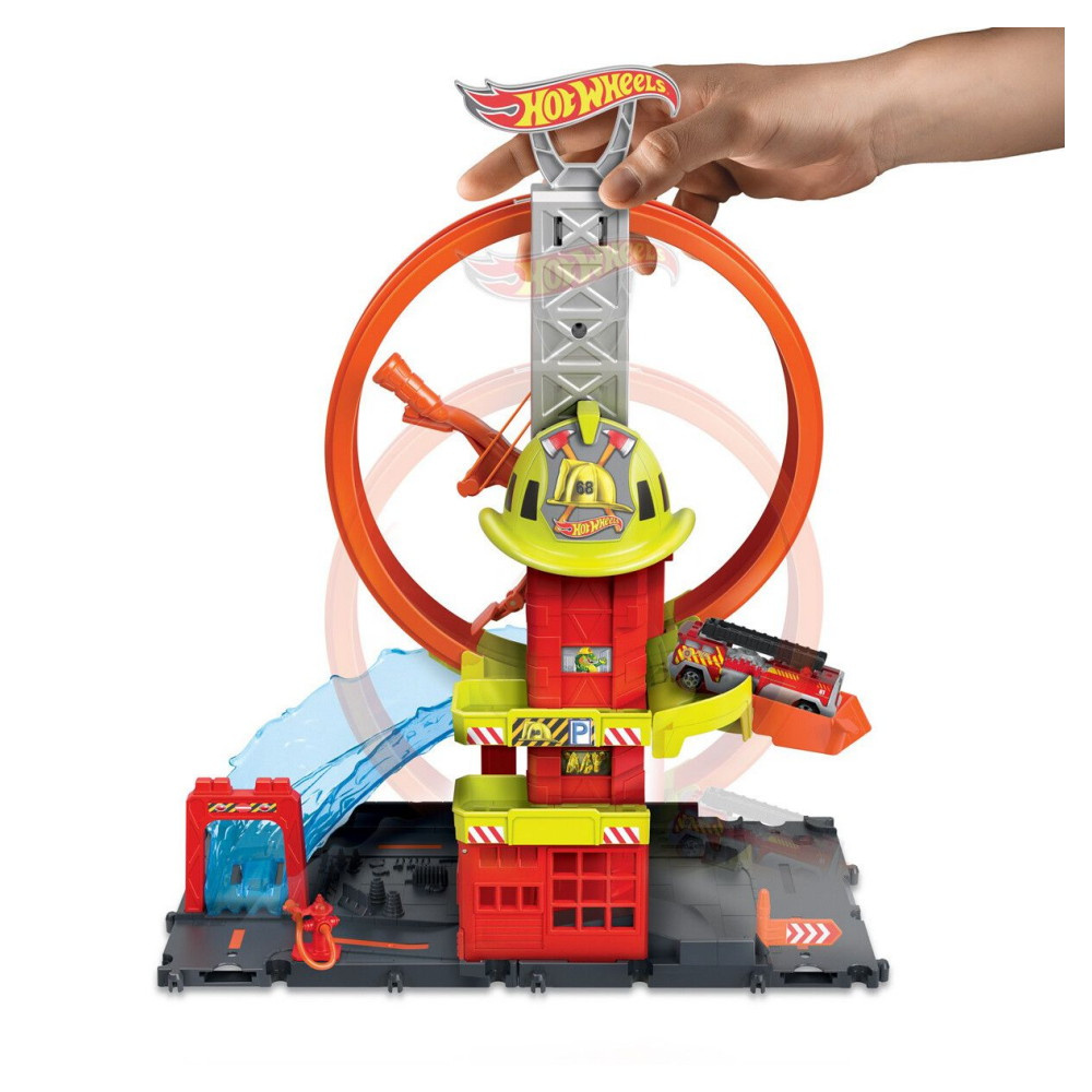 Hot Wheels Super Loop Fire Station