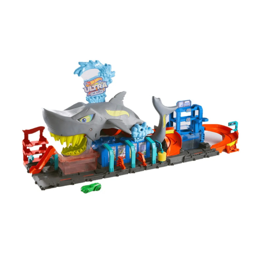 Hot Wheels City Ultra Shark Car Wash