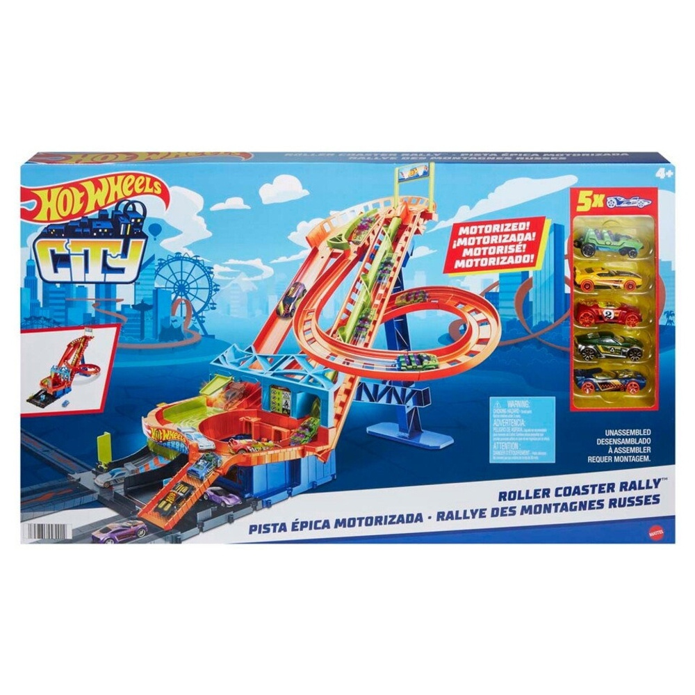 Hot Wheels City Bilbana Roller Coaster Rally 