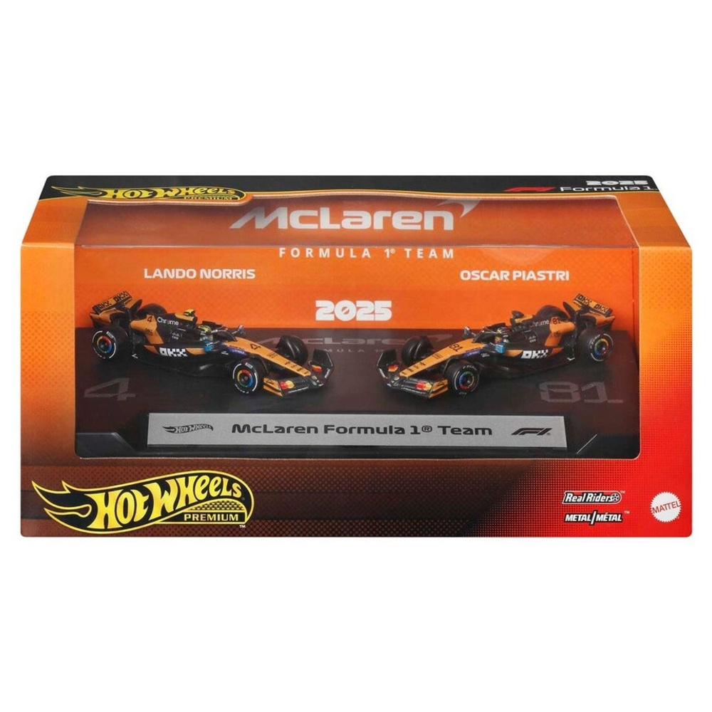 Hot Wheels F1 Racing Premium 2-Pack McLaren 1:64