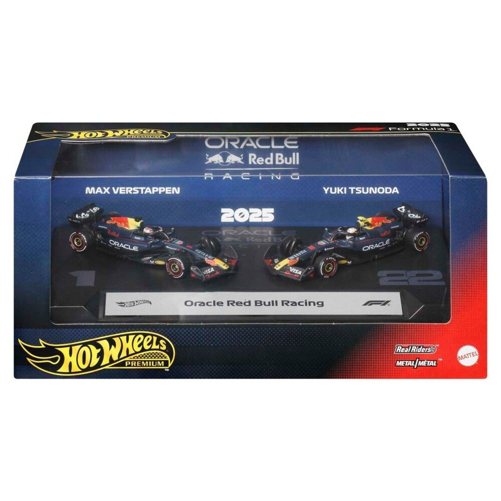 Hot Wheels Bilset Oracle Red Bull 2-pack