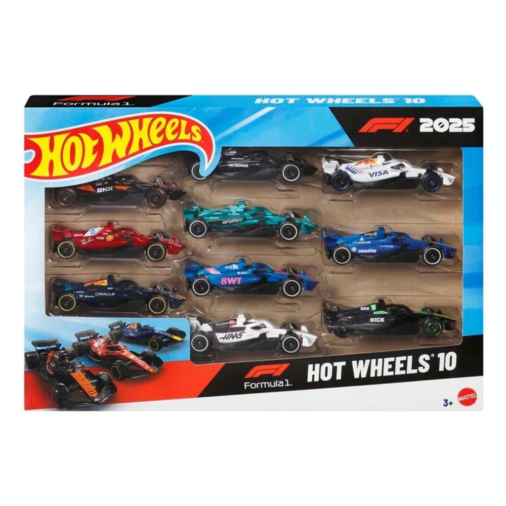 Hot Wheels F1 Racing 1:64 10-pack