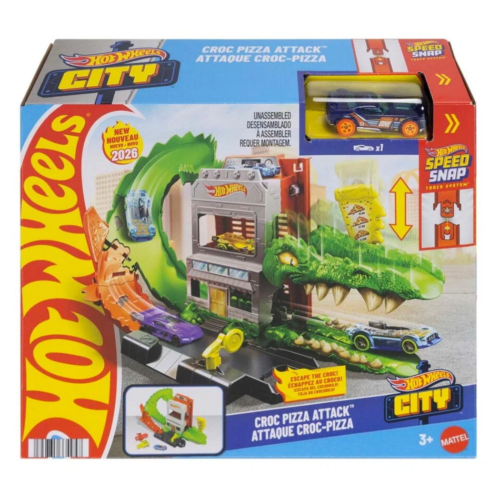 Hot Wheels City Croc Pizza Attack