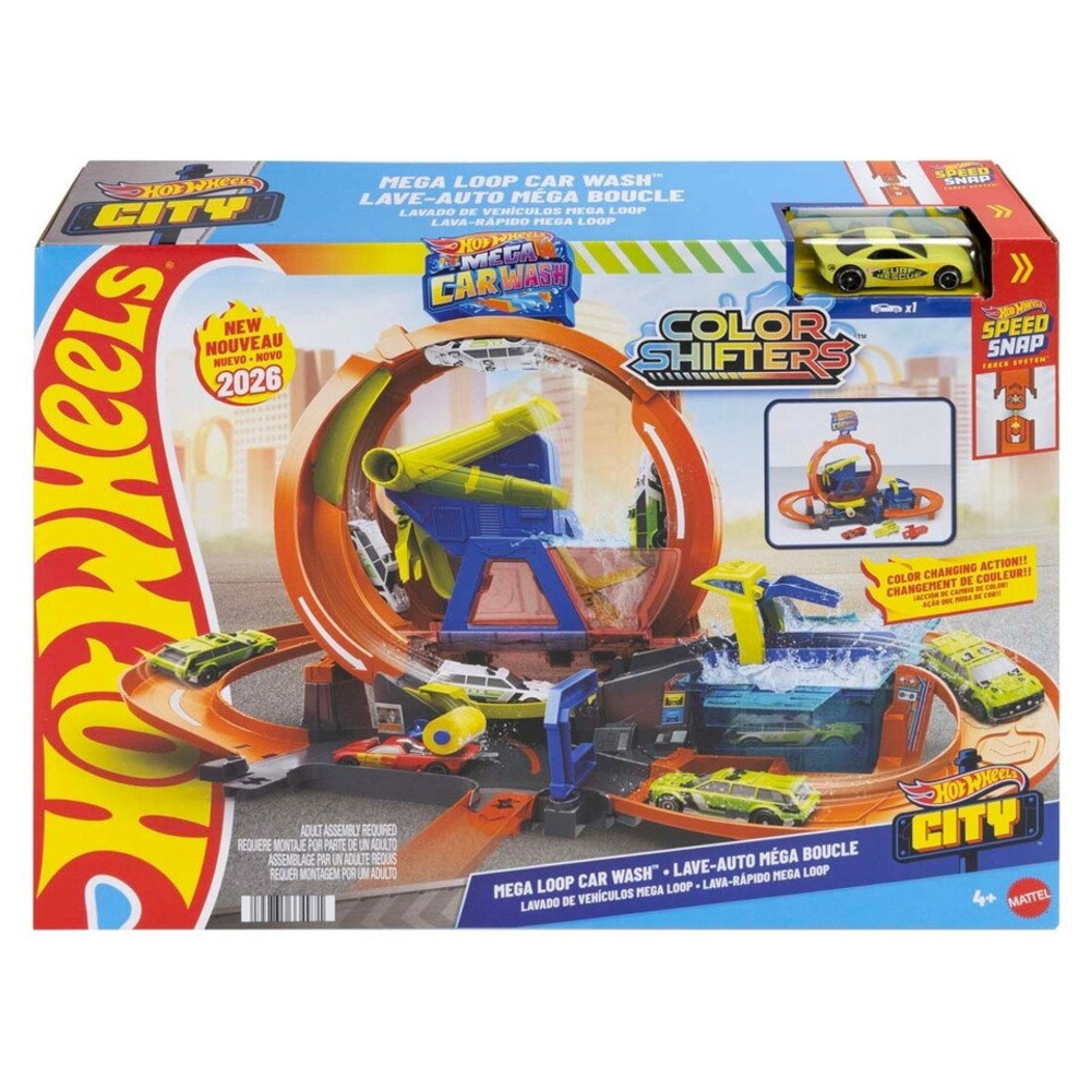 Hot Wheels City Biltvätt Mega 