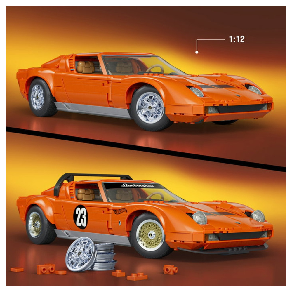 Hot Wheels Brick Shop Lamborghini Miura P400 SV 