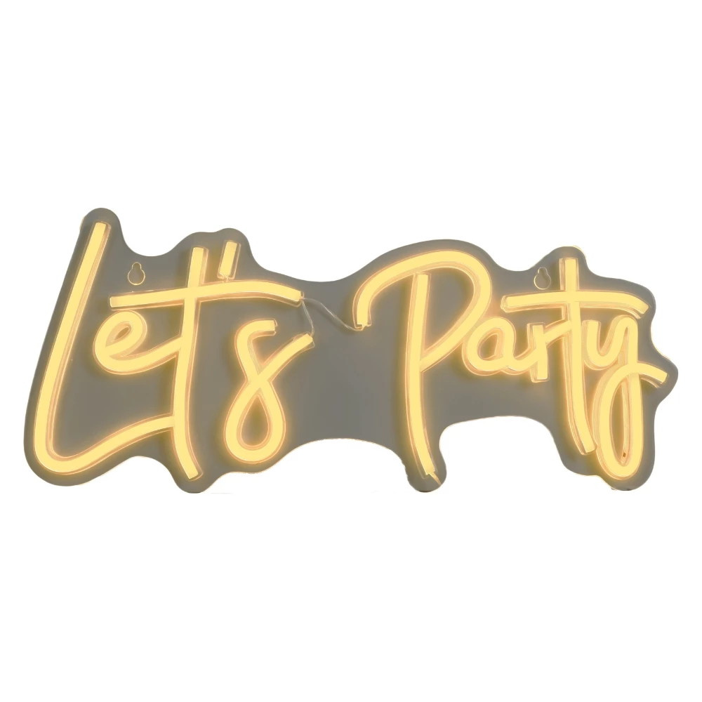 LED Neon Sign - Let's Party