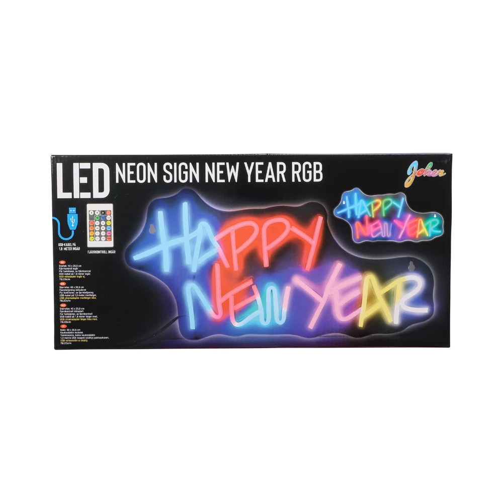 LED Neon Sign - Happy New Year