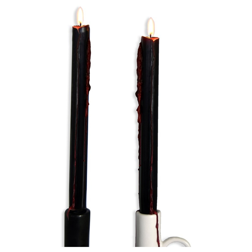 Blödande Ljus Svart 2 pack