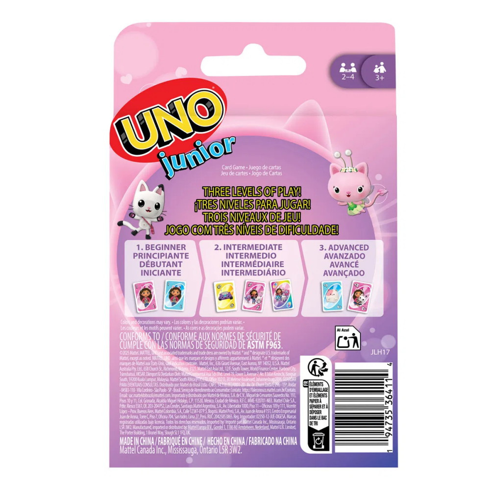 UNO Junior Gabby's Dollhouse