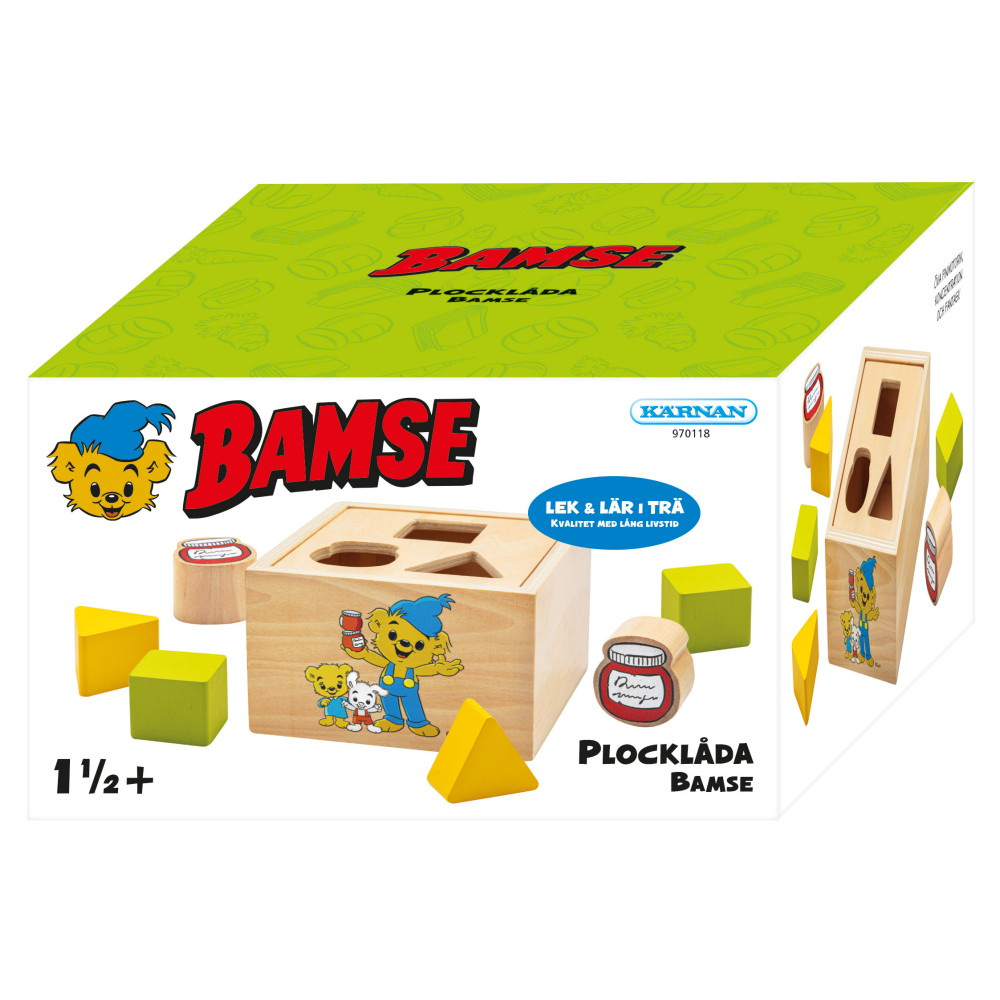 Bamse - Plocklåda med Bamse