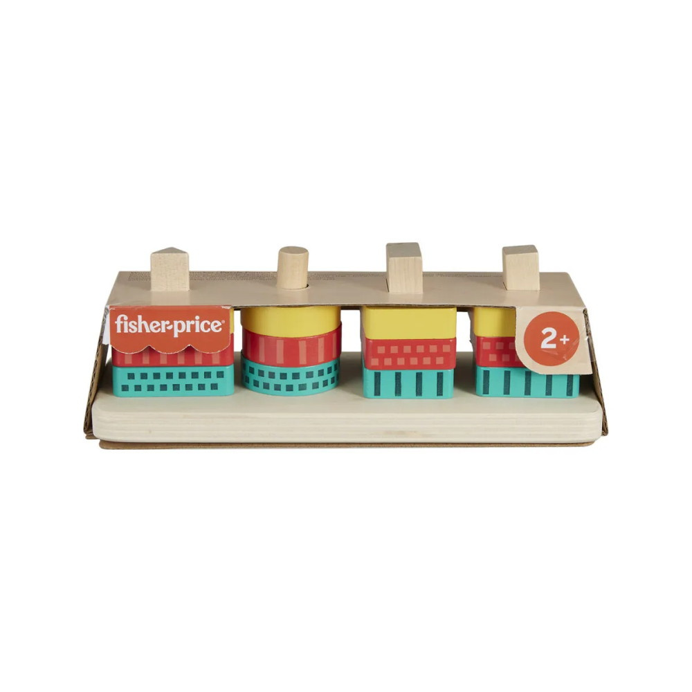 Fisher Price Wood Shape Stacker