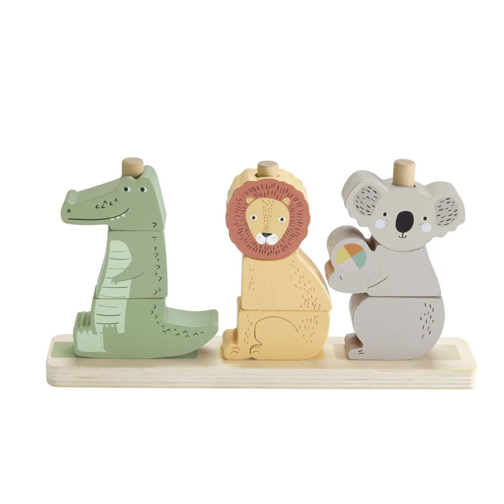 Fisher Price Wood Stack & Sort Animals