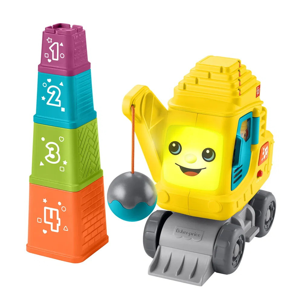 Fisher-Price Räkna Och Stapla Kran