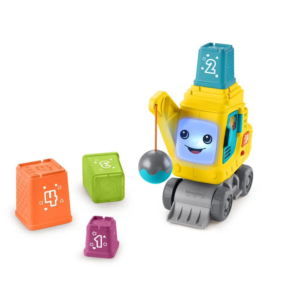 Fisher-Price Räkna Och Stapla Kran