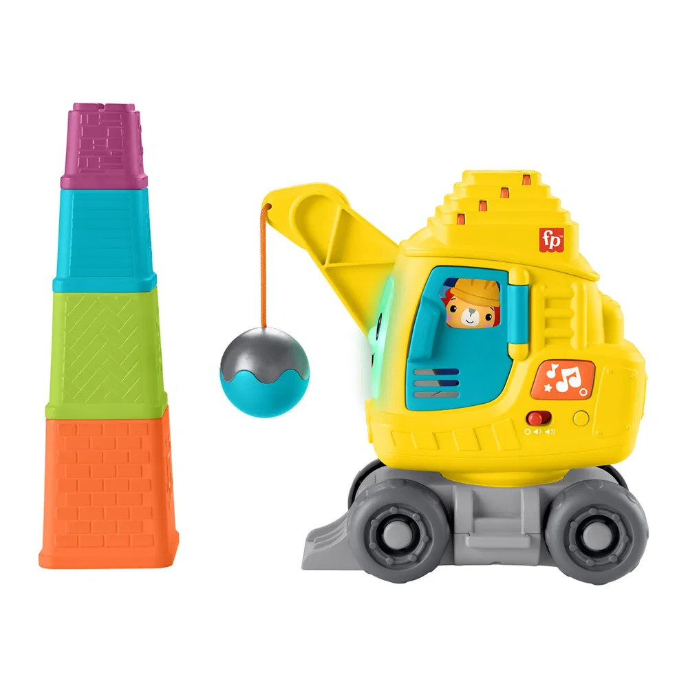 Fisher-Price Räkna Och Stapla Kran