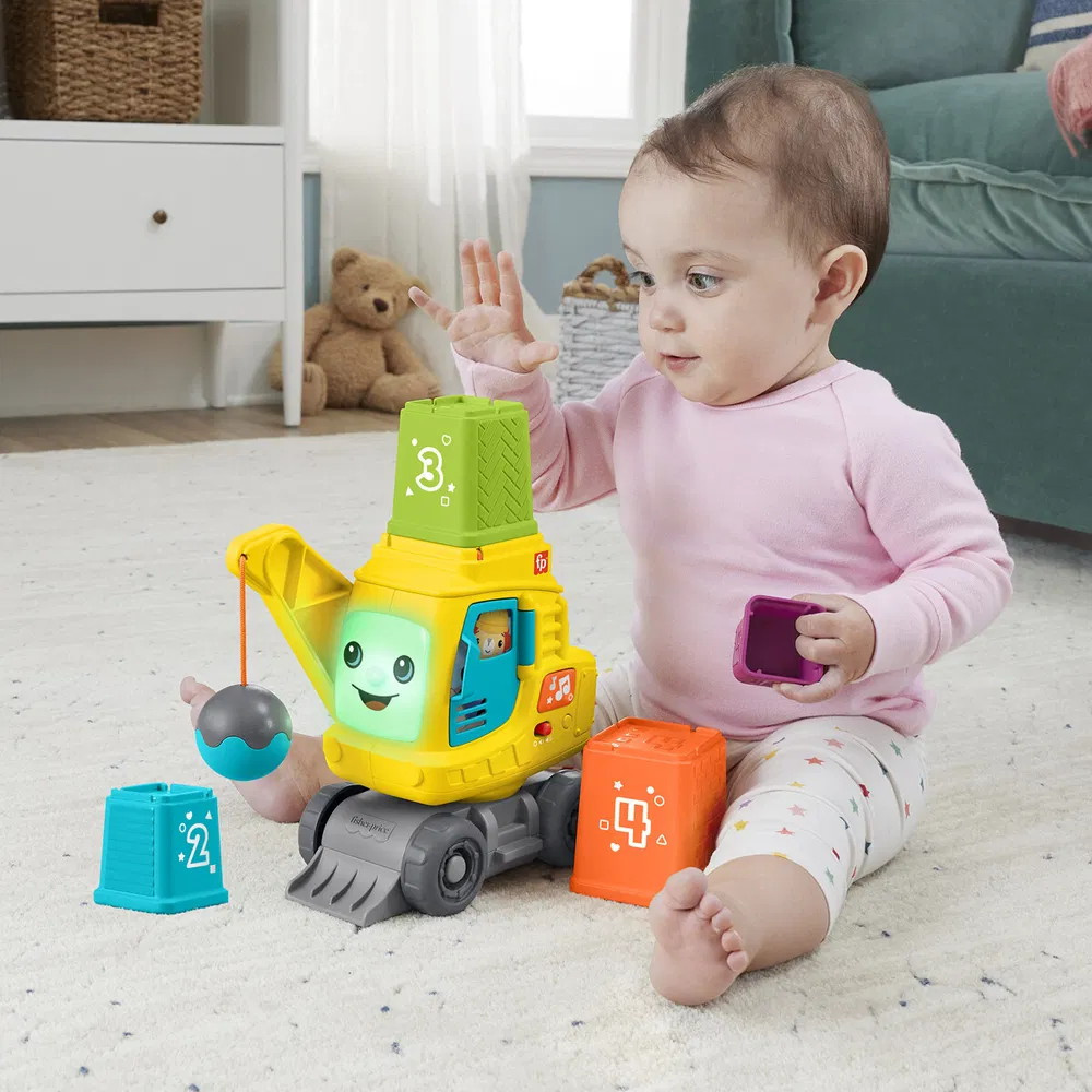 Fisher-Price Räkna Och Stapla Kran