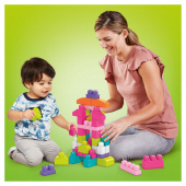 MEGA Bloks First Builders Big Building Bag Pink MEGA Bloks First Builders Big Building Bag Pink