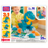 MEGA Bloks Build & Chomp Dinosaur 25 Delar MEGA Bloks Build & Chomp Dinosaur 25 Delar