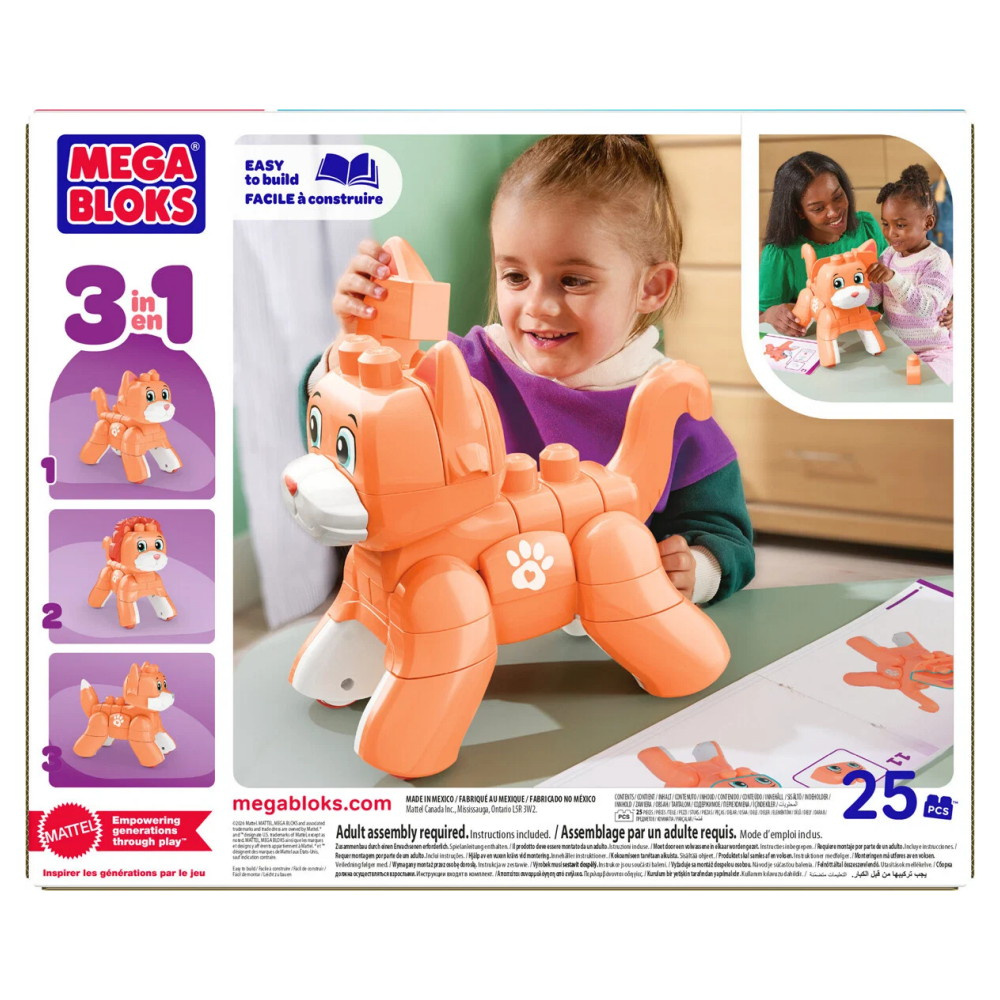 MEGA Bloks Rolling Kitten 25 Delar