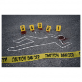 Crime Scene Set Dekoration Crime Scene Set Dekoration