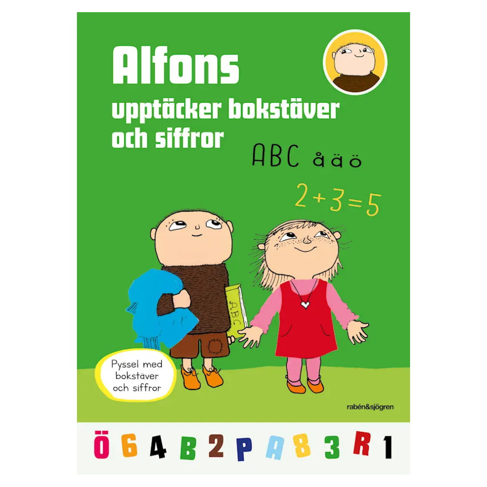 Alfons Upptäcker Bokstäver Och Siffror