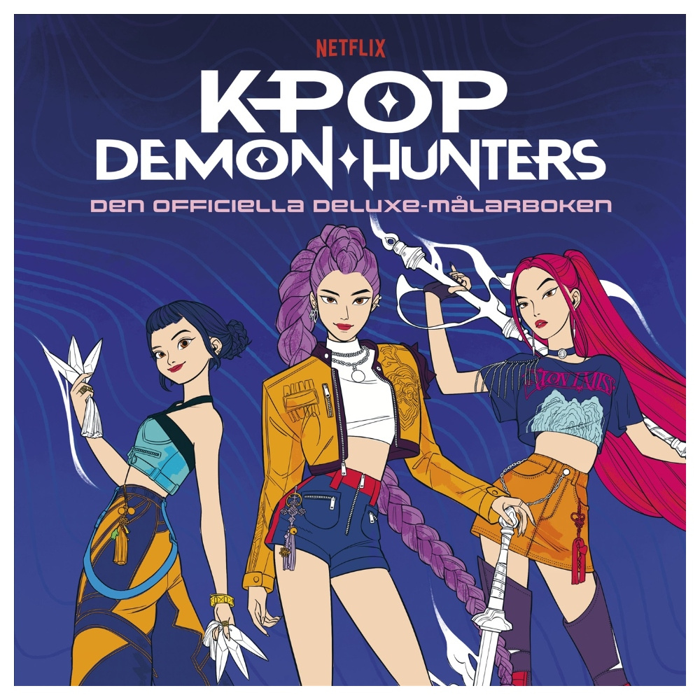 KPop Demon Hunters Målarbok Deluxe