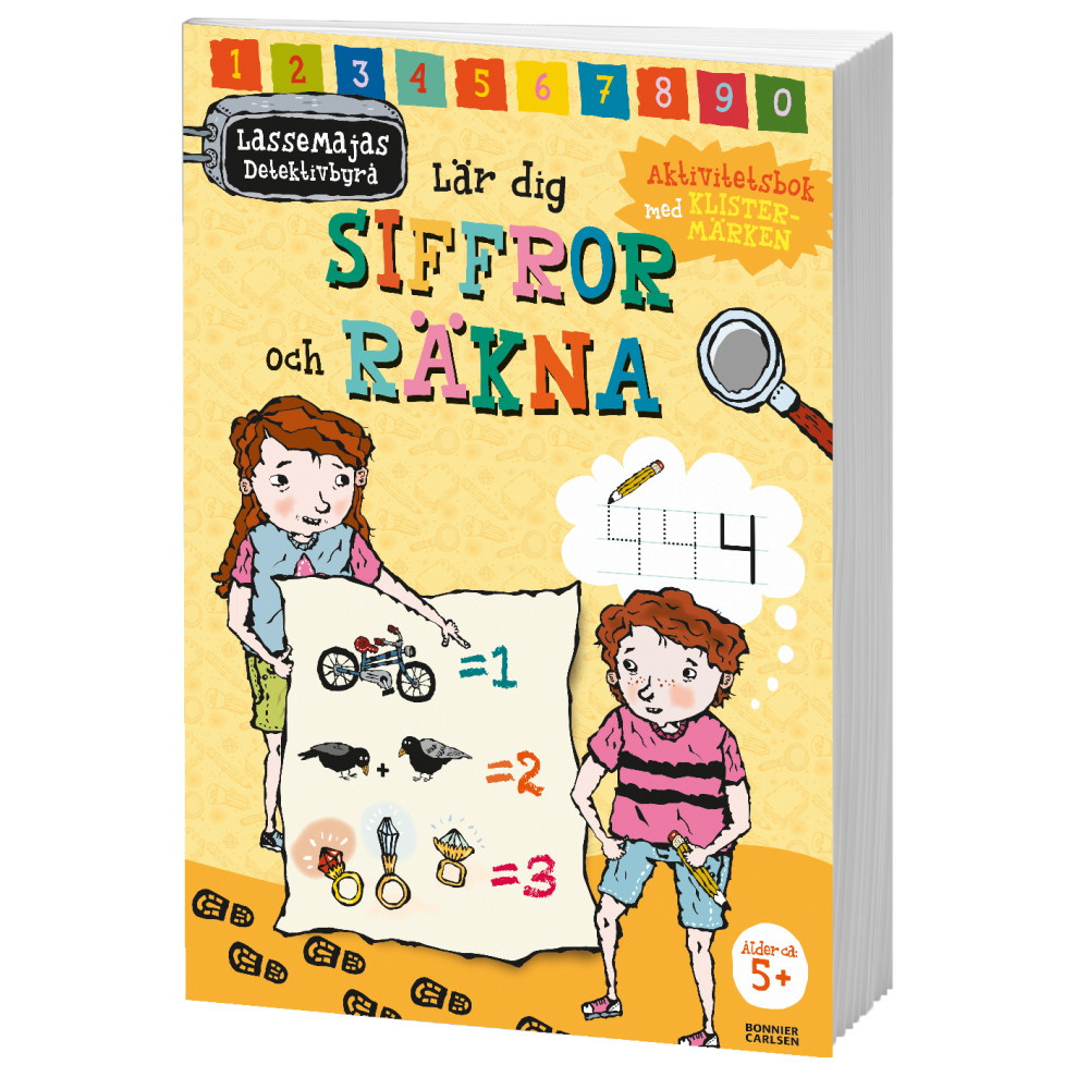 LasseMajas detektivbyrå lär dig siffror och räkna
