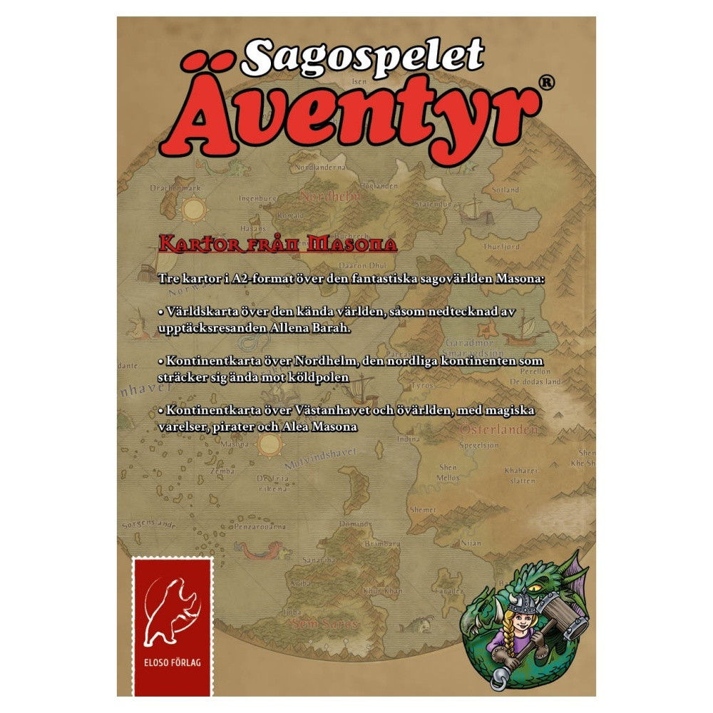 Sagospelet Äventyr: Kartor från Masona (Exp.)