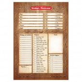 Drakar och Demoner - Rollformulärsblock Drakar och Demoner - Rollformulärsblock