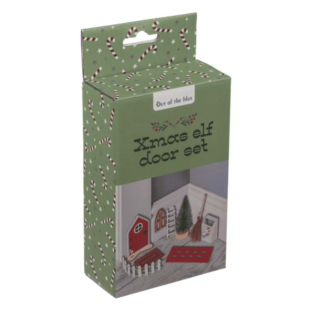 Xmas elf door set - Juldekoration