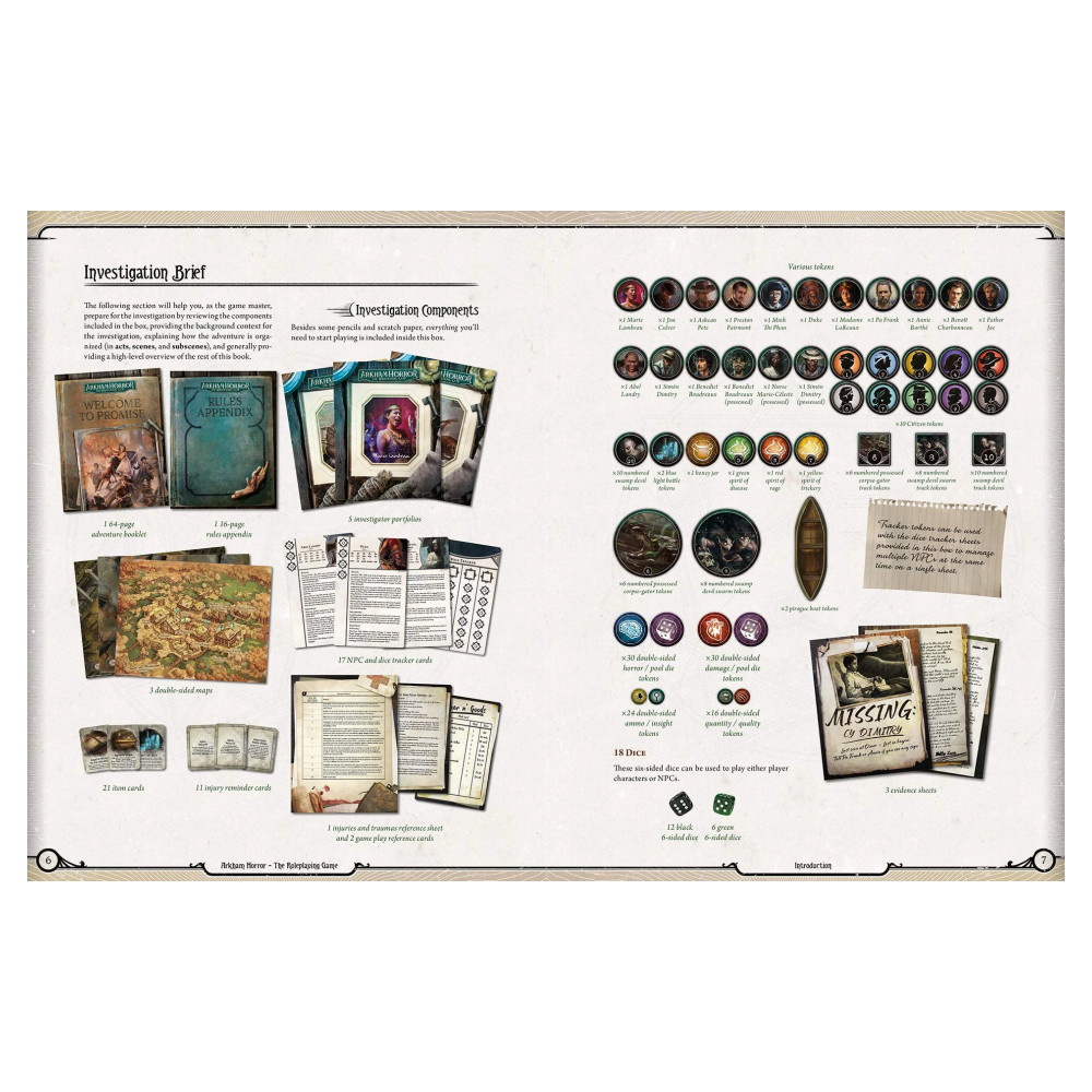 Arkham Horror RPG: Welcome to Promise Starter Set