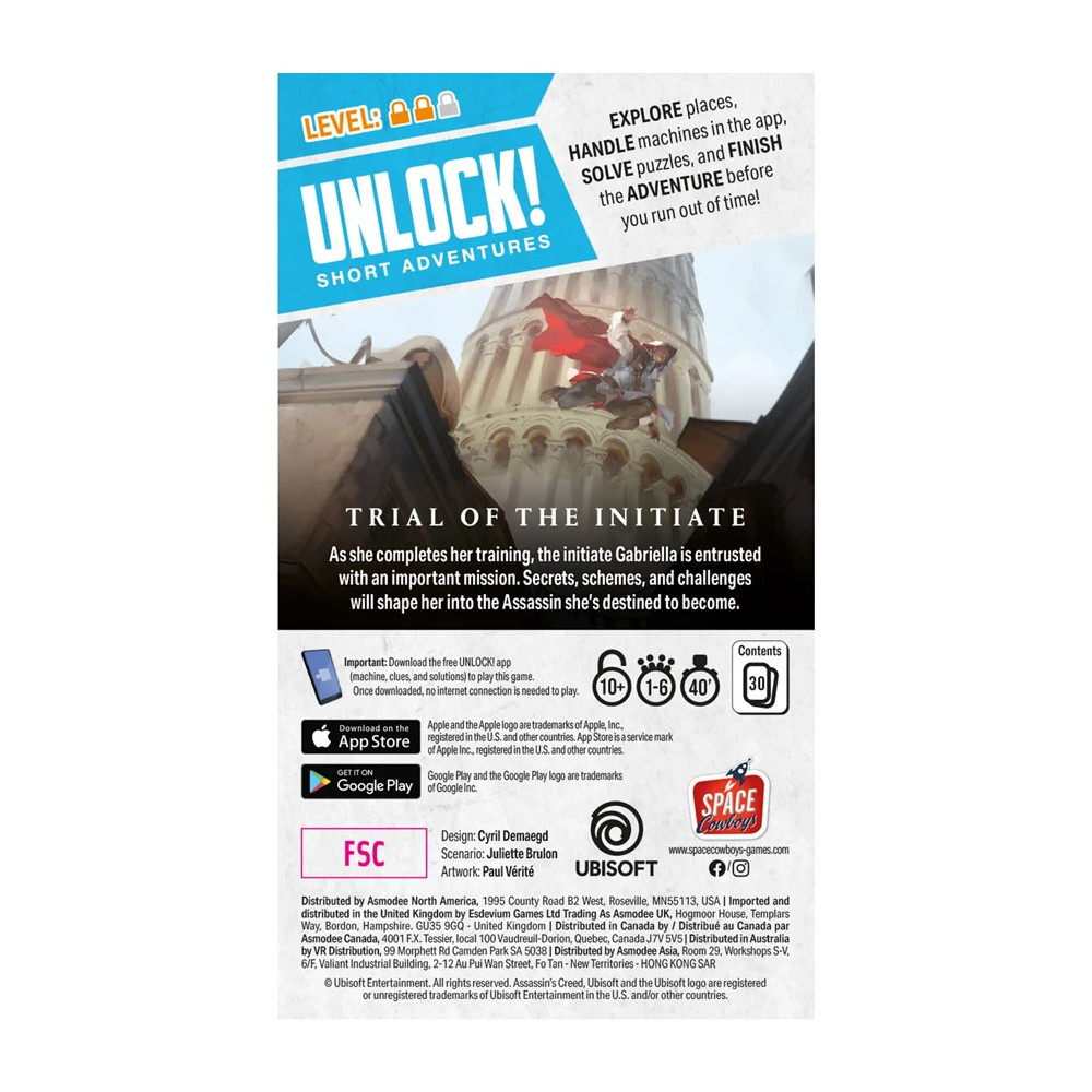 Unlock! Short Adventures - Assassin's Creed: Trial of the Initiate