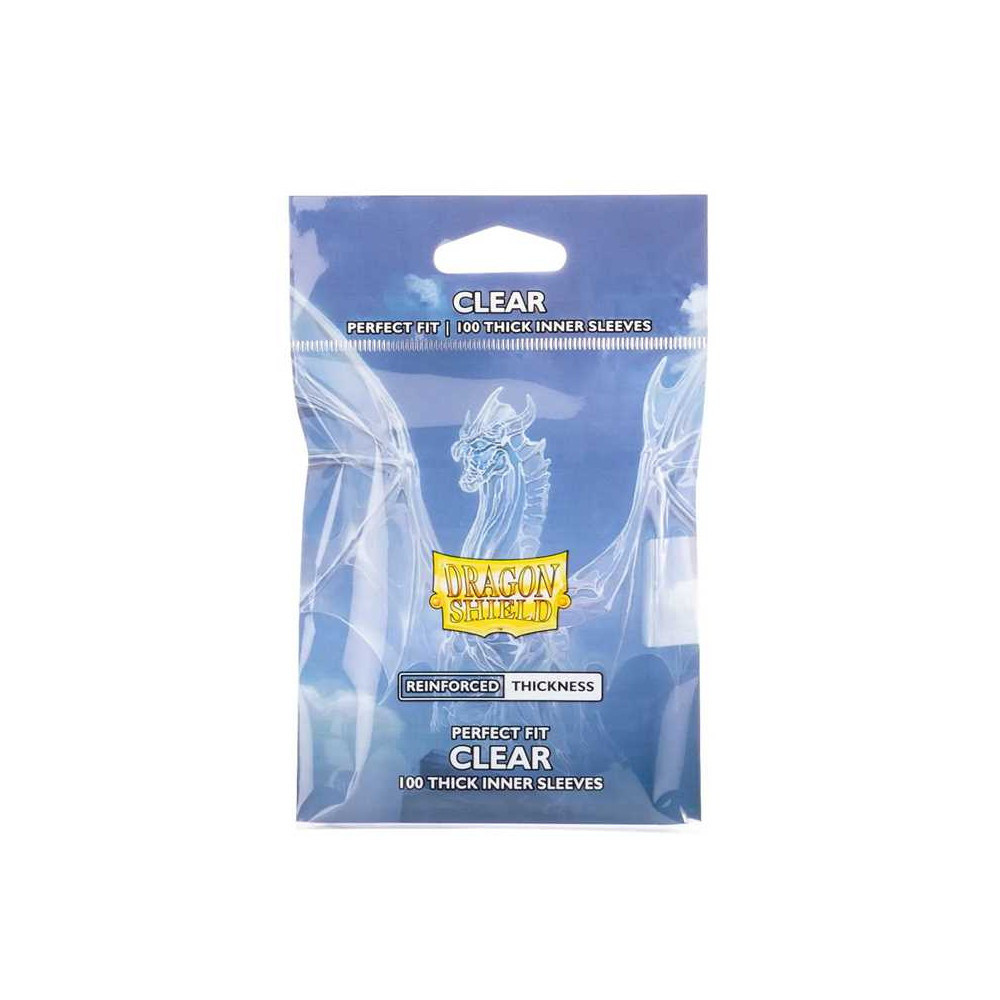 Sleeves Dragon Shield - 63 x 88 mm Perfect Fit Thick Inner - Clear