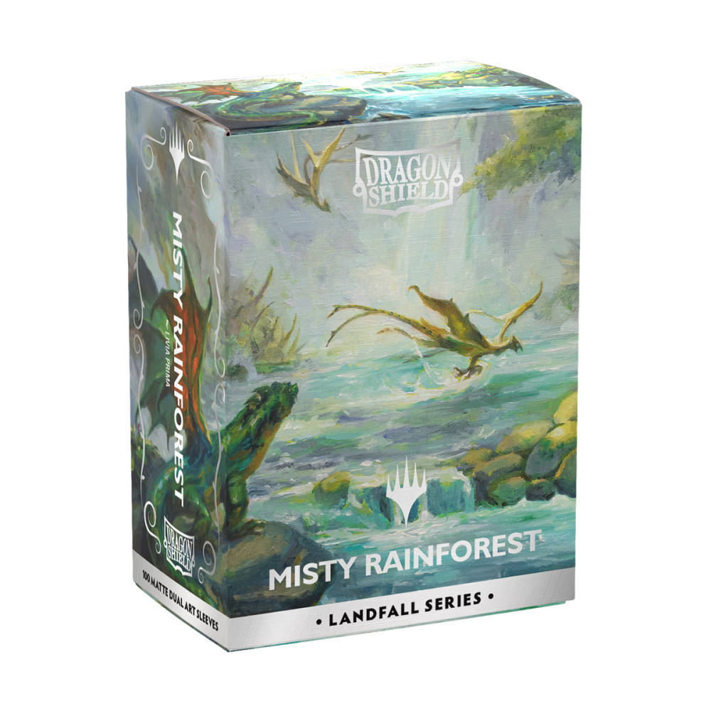 Sleeves Dragon Shield - 63 x 88 mm Misty Rainforest