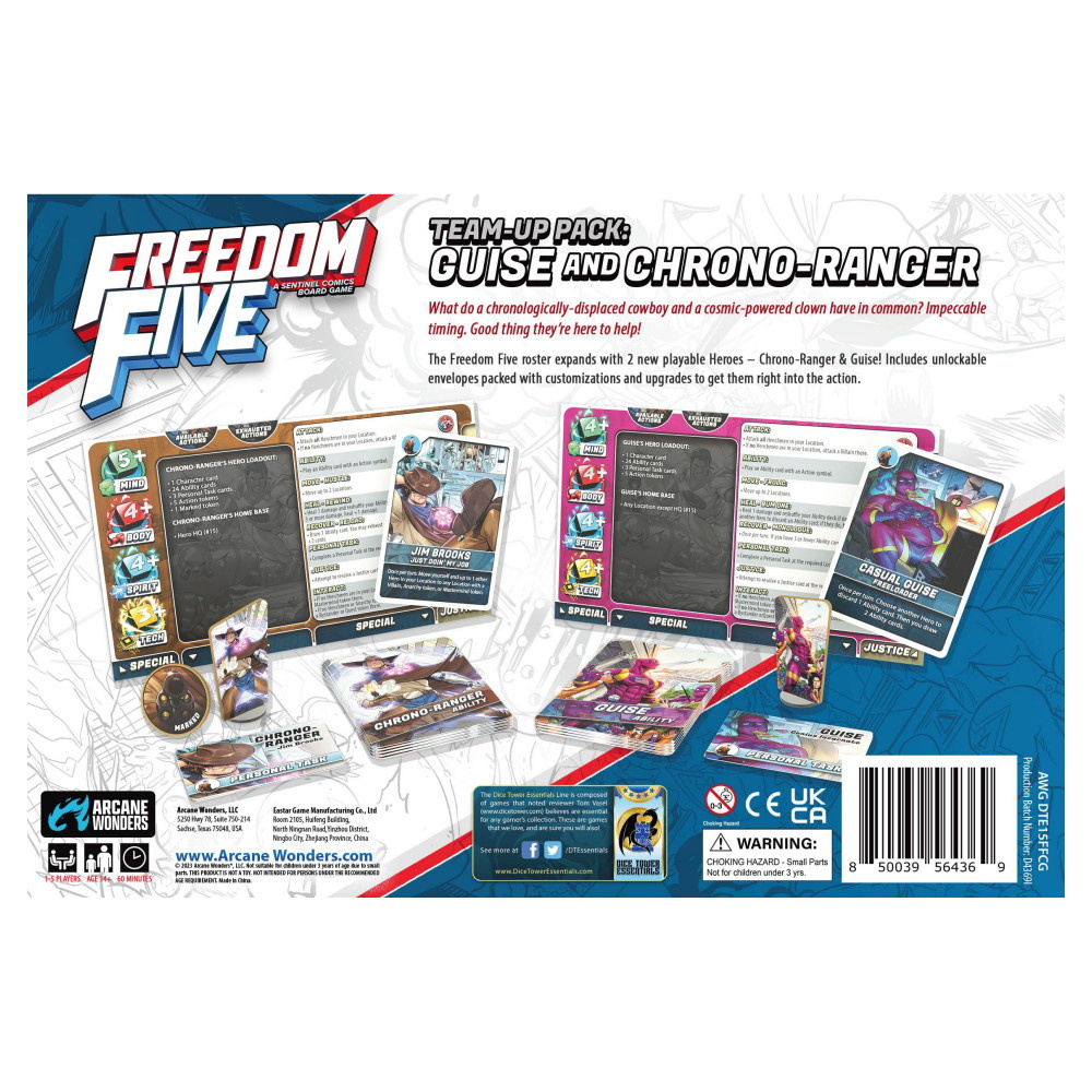 Freedom Five: Guise and Chrono-Ranger (Exp.)