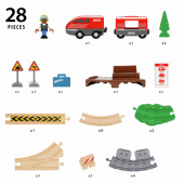 Brio Pull Back Train Set Brio Pull Back Train Set