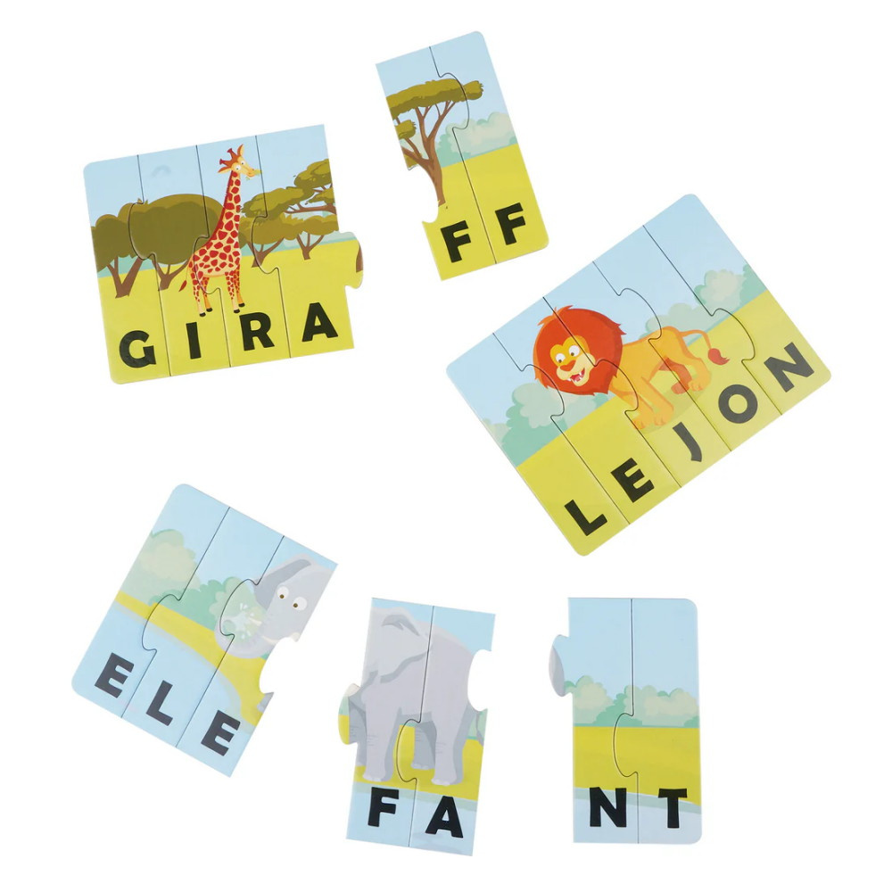 Pedagog Pussel - Djur Stavningslek