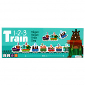 Pussel: Nummer Tåg Med Djur 20 Bitar Pussel: Nummer Tåg Med Djur 20 Bitar