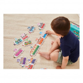 Pussel: Nummer Tåg Med Djur 20 Bitar Pussel: Nummer Tåg Med Djur 20 Bitar