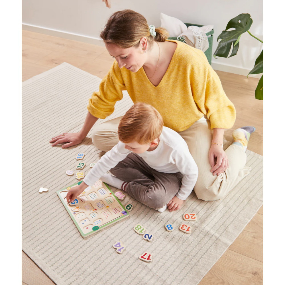 Träpussel: 123 20 Bitar