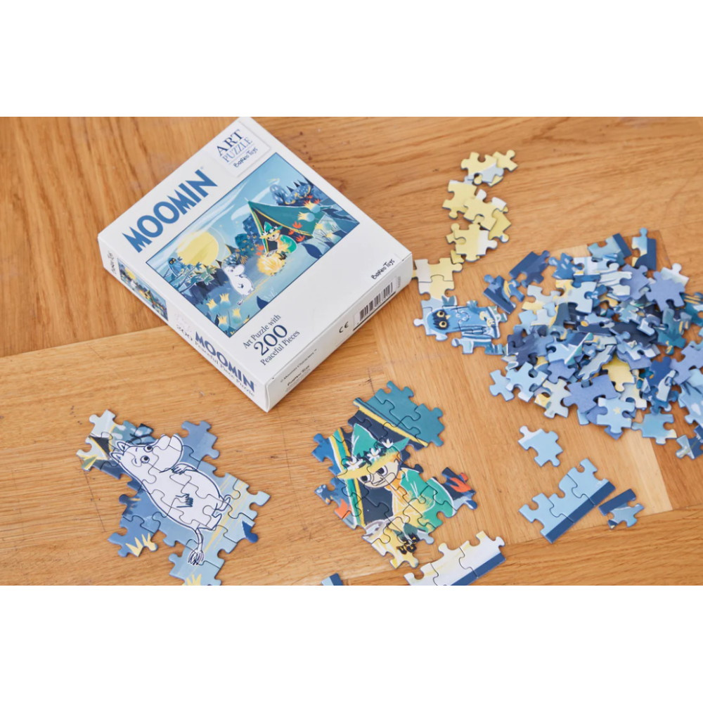 Pussel: Mumin Blå 200 Bitar