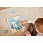 Trä pussel - Mumin Fiskar 16 Bitar Trä pussel - Mumin Fiskar 16 Bitar