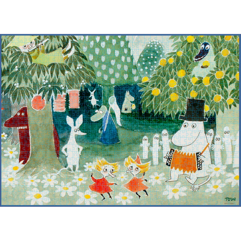 Pussel: Mumin Musikträdgården 1000 Bitar