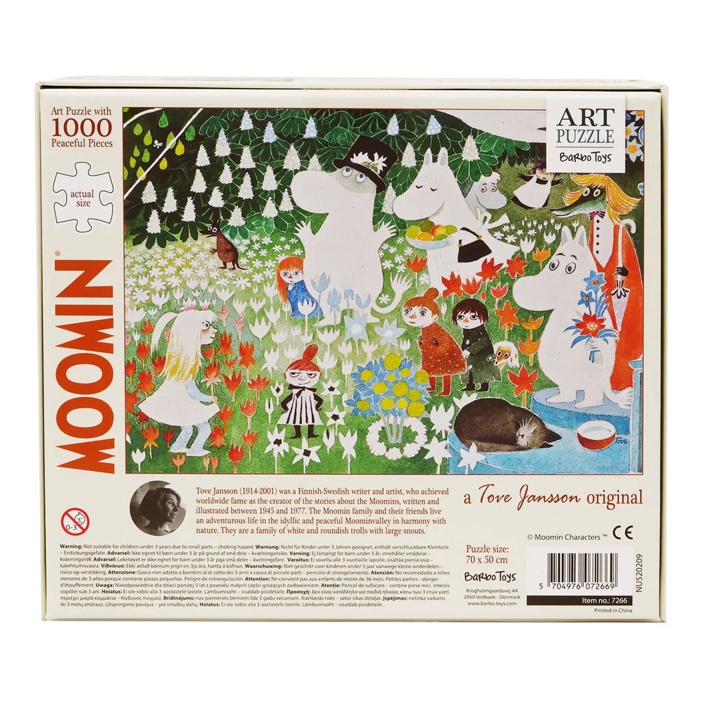 Pussel: Mumin Blomsterträdgården 1000 Bitar