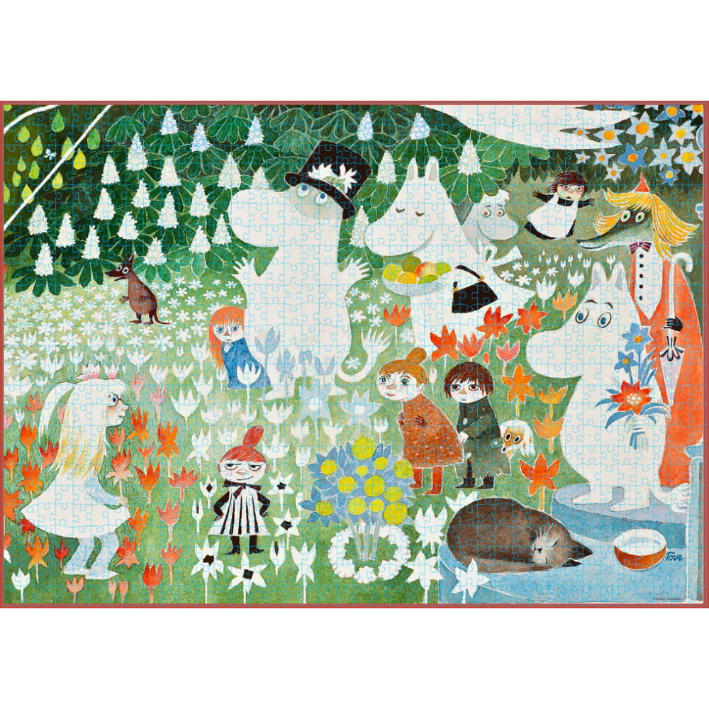 Pussel: Mumin Blomsterträdgården 1000 Bitar