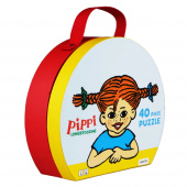 Pippi Långstrump - Resväska Med Pussel 40 Bitar Pippi Långstrump - Resväska Med Pussel 40 Bitar