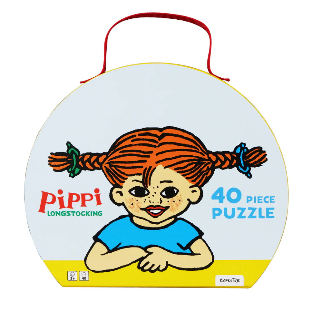 Pippi Långstrump - Resväska Med Pussel 40 Bitar