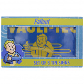 Fallout Tin Sign Set Fallout Tin Sign Set