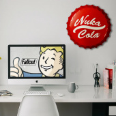 Fallout Nuka-Cola Bottle Cap Tin Sign Fallout Nuka-Cola Bottle Cap Tin Sign