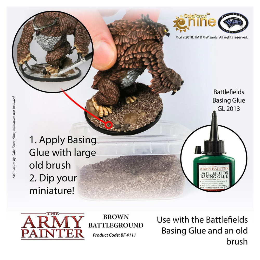Army Painter: Battlefield Basing - Brown Battleground